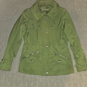 Guess Women's Olive Utility Jacket